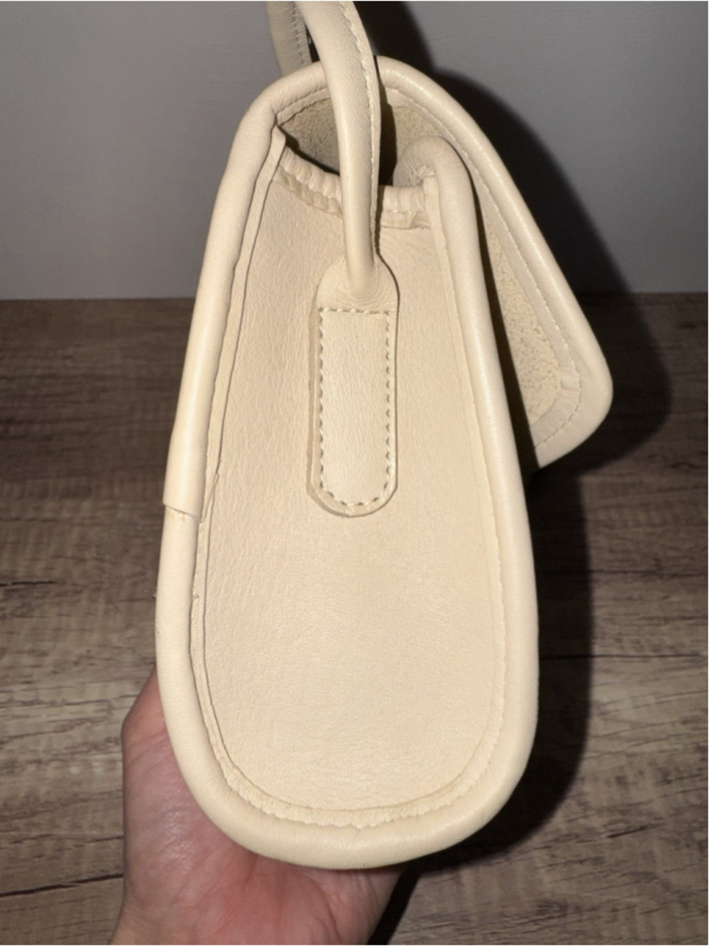 Vintage Coach Christie 9892 Bone Leather USA Minimalist Crossbody Bag - Picture 3 of 16